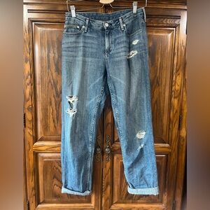 Theory Distressed Blue Jeans 29”